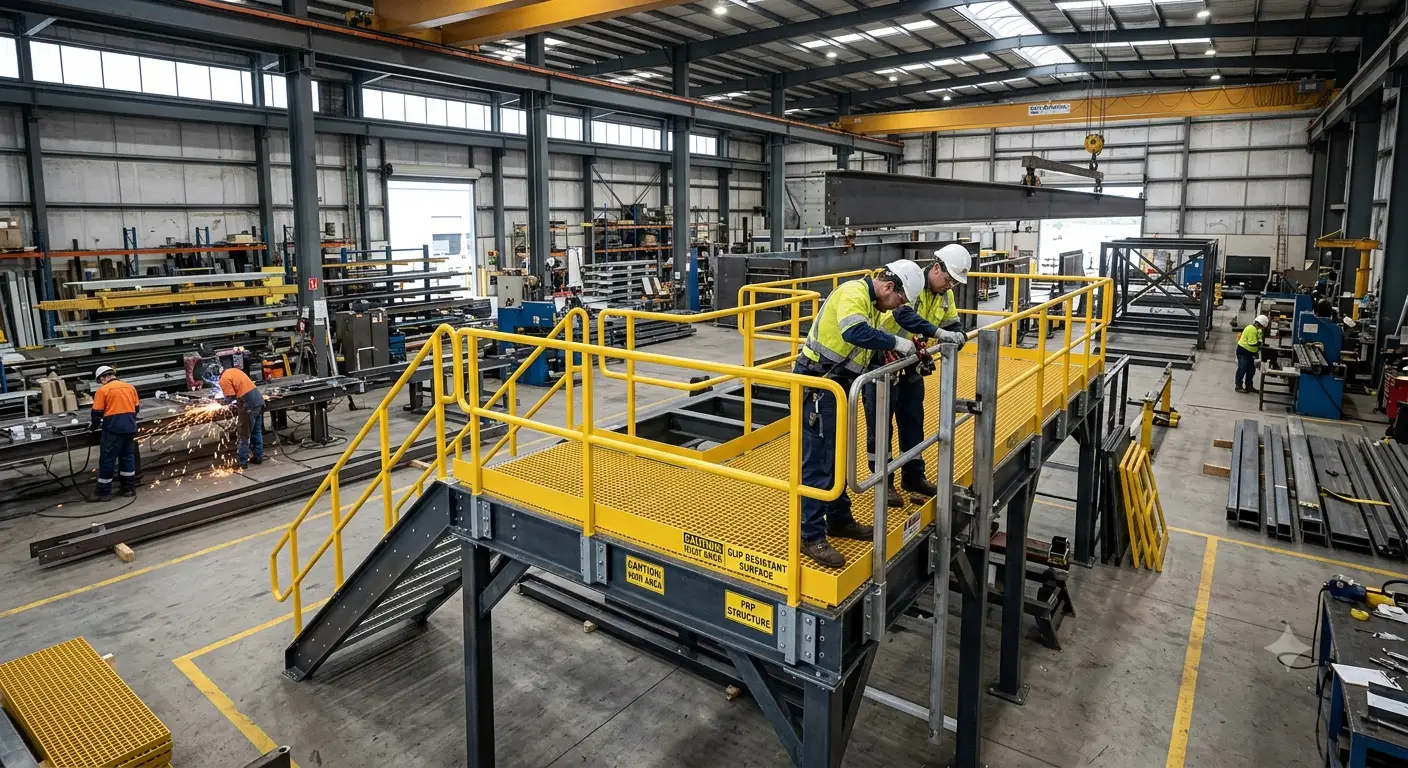 FRP Platforms Industrial Structural Fabrication